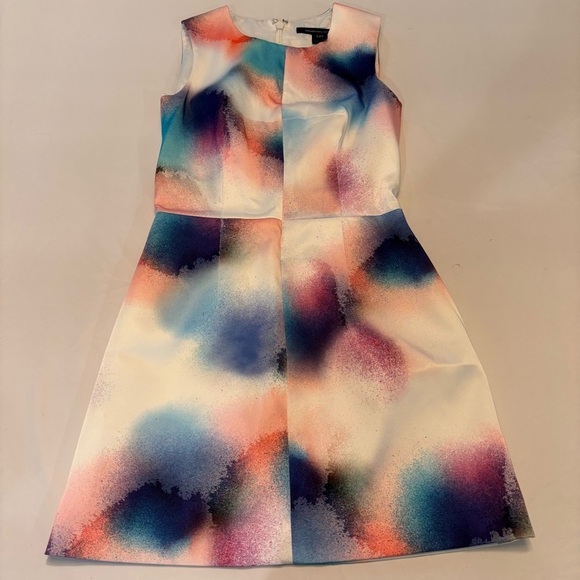 French Connection Multicolor Abstract Dress - Picture 1 of 5
